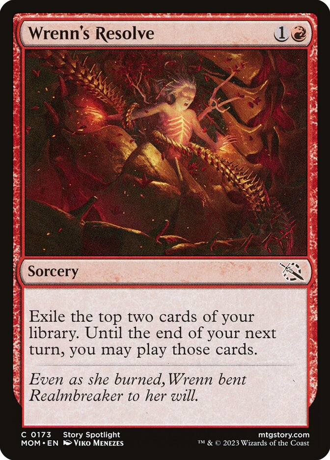 Determinação de Wrenn / Wrenn's Resolve - Magic: The Gathering - MoxLand