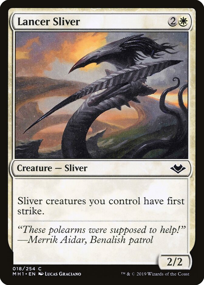 Fractius Lanceiro / Lancer Sliver - Magic: The Gathering - MoxLand
