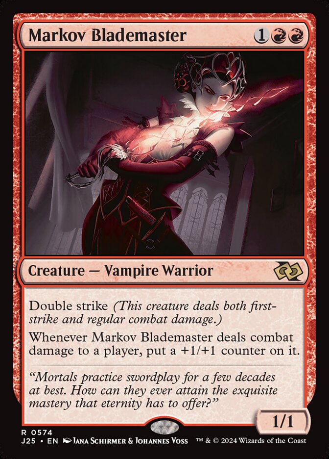 Espadachim-mestre de Markov / Markov Blademaster - Magic: The Gathering - MoxLand