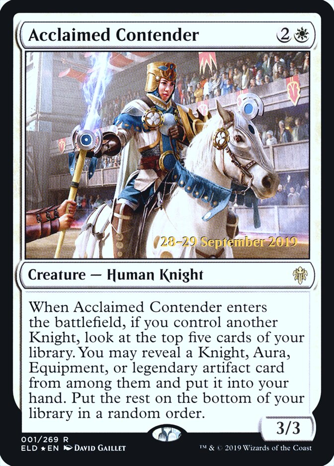 Competidora Aclamada / Acclaimed Contender - Magic: The Gathering - MoxLand