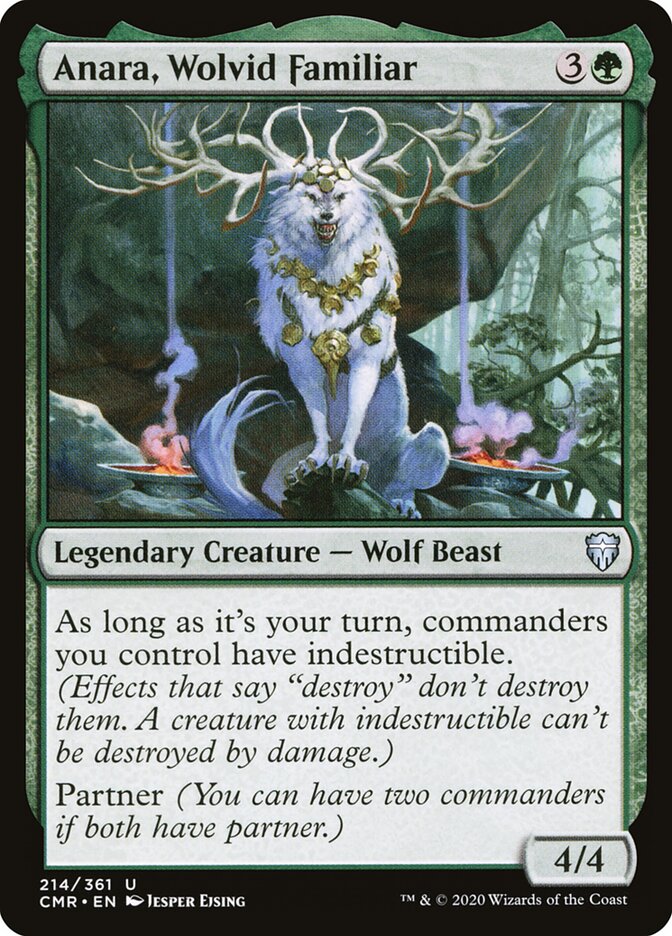 Anara, Familiar Lupídea / Anara, Wolvid Familiar - Magic: The Gathering - MoxLand