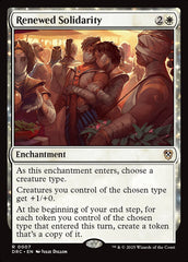 Renewed Solidarity - Magic: The Gathering - MoxLand