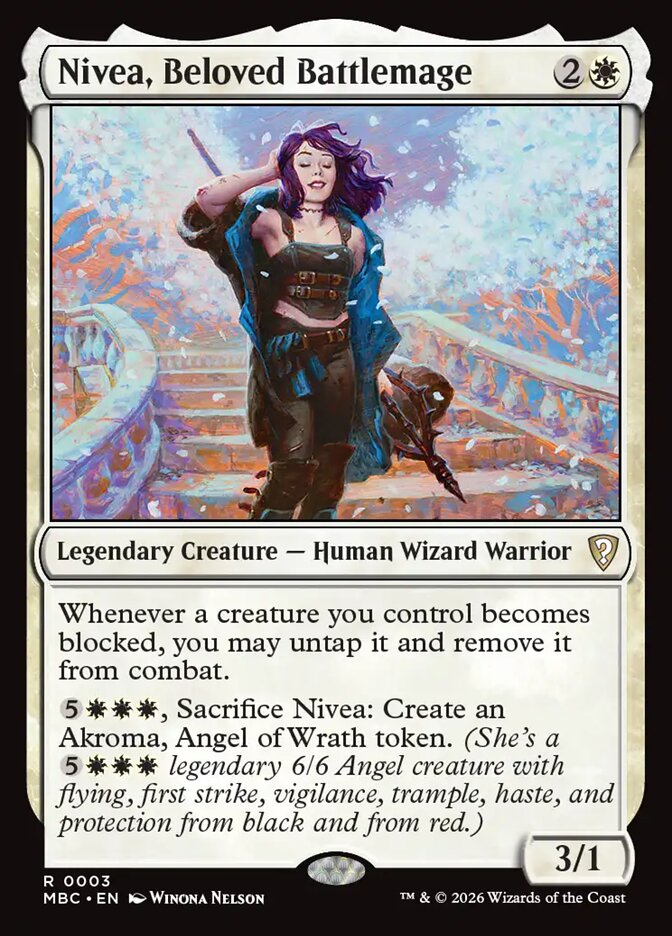 Nivea, Beloved Battlemage - Magic: The Gathering - MoxLand