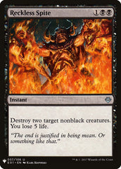 Rancor Imprudente / Reckless Spite - Magic: The Gathering - MoxLand