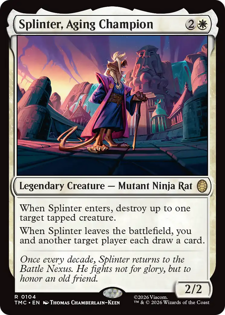 Splinter, Aging Champion - Magic: The Gathering - MoxLand