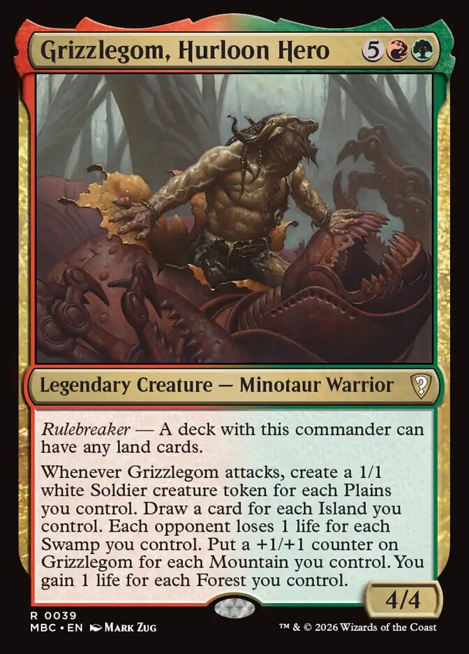 Grizzlegom, Hurloon Hero - Magic: The Gathering - MoxLand