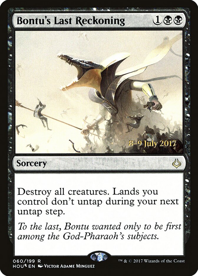 Última Sentença de Bontu / Bontu's Last Reckoning - Magic: The Gathering - MoxLand