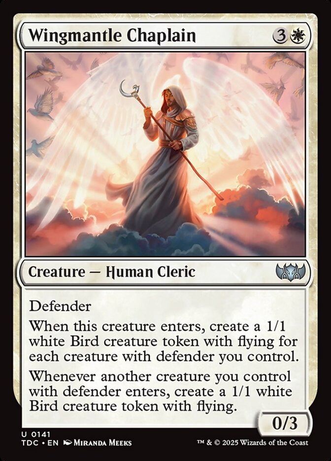 Capelão do Manto Alado / Wingmantle Chaplain - Magic: The Gathering - MoxLand