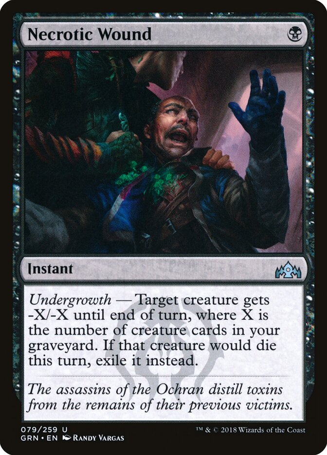 Ferida Necrótica / Necrotic Wound - Magic: The Gathering - MoxLand
