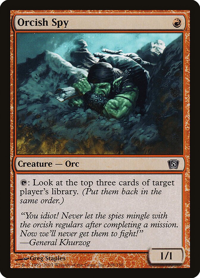 Espião Orc / Orcish Spy - Magic: The Gathering - MoxLand