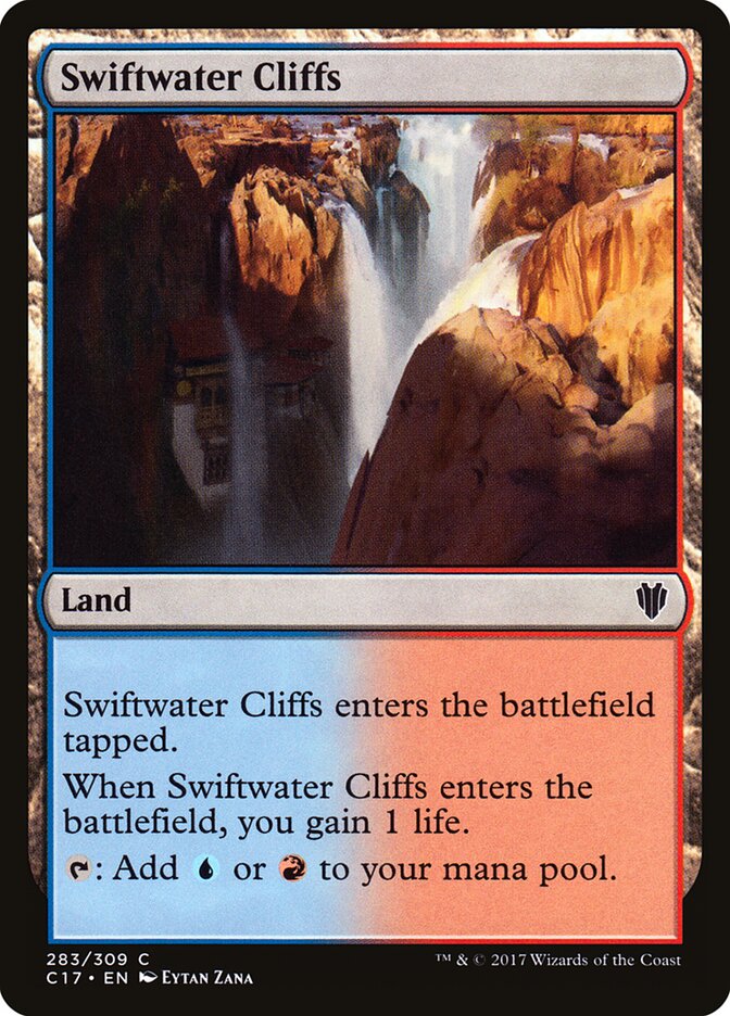 Cordilheiras das Cascatas / Swiftwater Cliffs - Magic: The Gathering - MoxLand