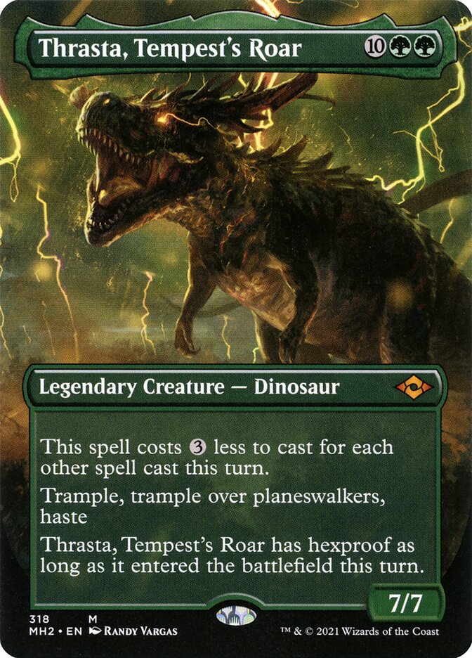 Thrasta, Rugido da Tempestade / Thrasta, Tempest's Roar - Magic: The Gathering - MoxLand