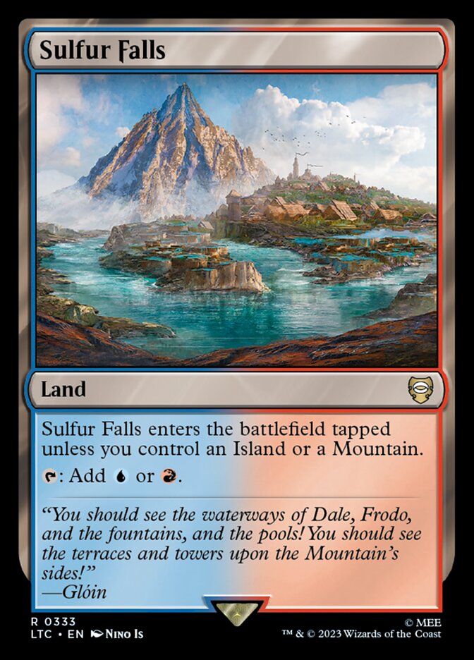 Cascata de Enxofre / Sulfur Falls - Magic: The Gathering - MoxLand