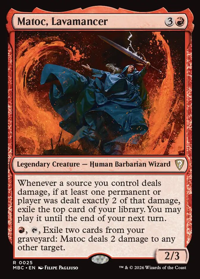 Matoc, Lavamancer - Magic: The Gathering - MoxLand