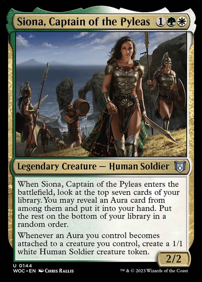 Siona, Capitã do Píleas / Siona, Captain of the Pyleas - Magic: The Gathering - MoxLand