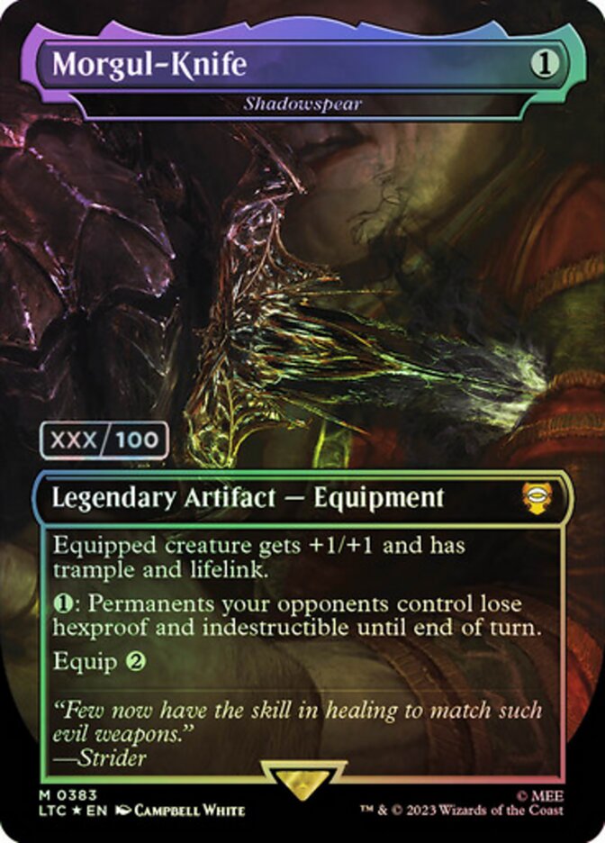 Lança Sombria / Shadowspear - Magic: The Gathering - MoxLand