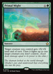 Força Primal / Primal Might - Magic: The Gathering - MoxLand