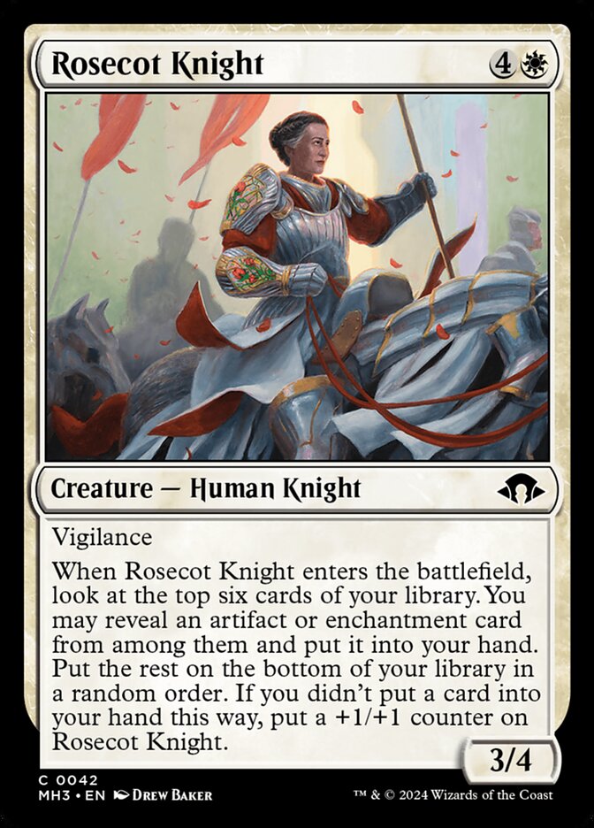 Cavaleira de Rosecot / Rosecot Knight - Magic: The Gathering - MoxLand
