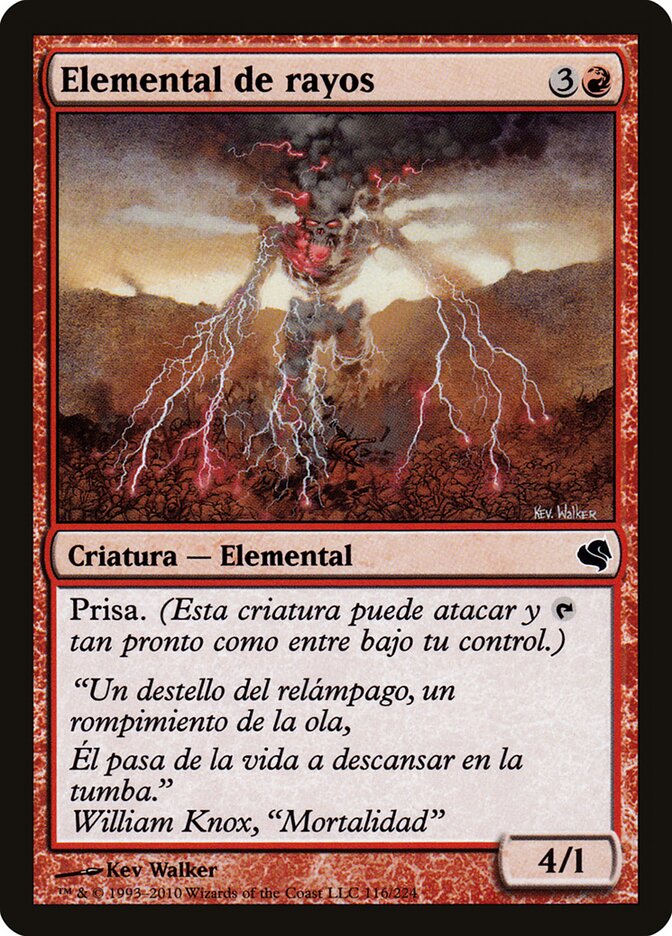 Elemental do Relâmpago / Lightning Elemental - Magic: The Gathering - MoxLand