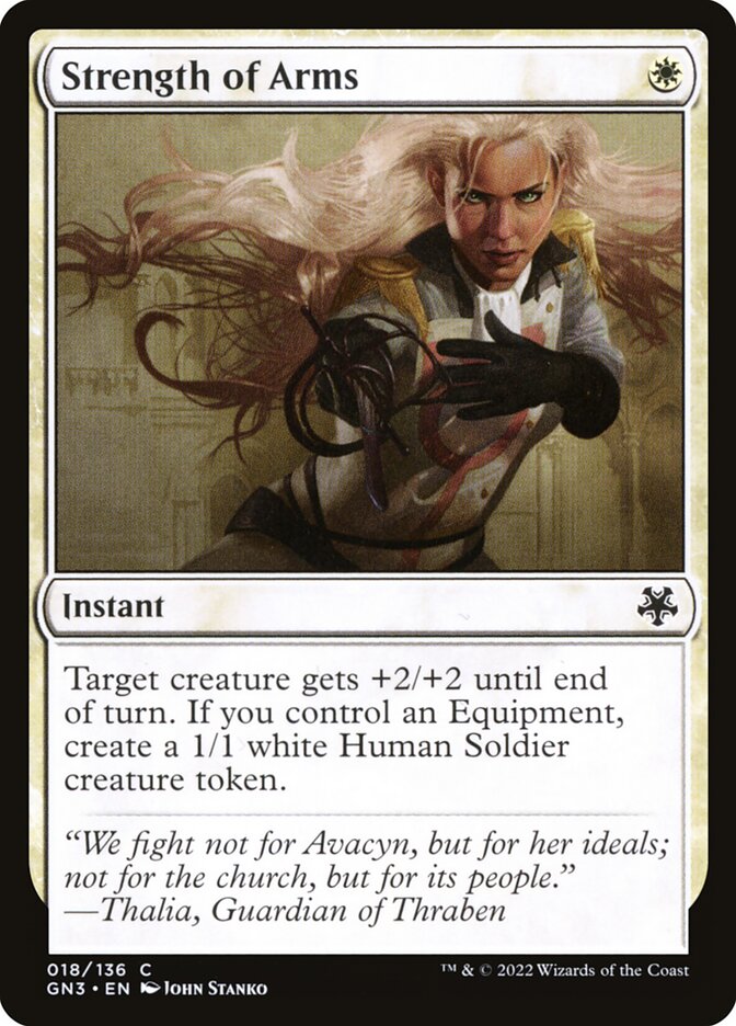 Força de Armas / Strength of Arms - Magic: The Gathering - MoxLand