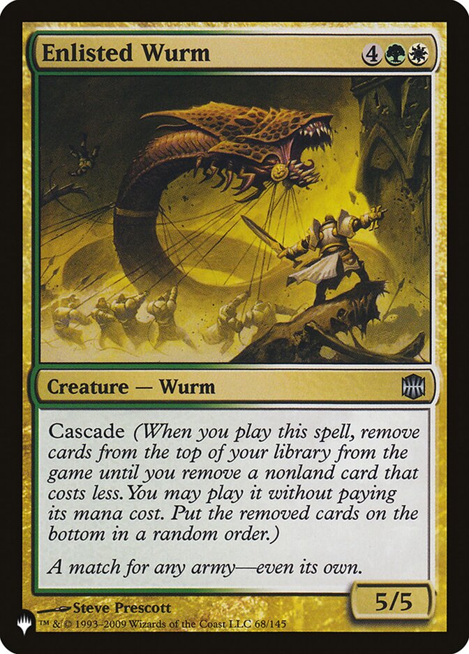 Vorme Recruta / Enlisted Wurm - Magic: The Gathering - MoxLand