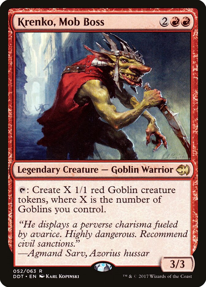 Krenko, Chefe da Turba / Krenko, Mob Boss - Magic: The Gathering - MoxLand