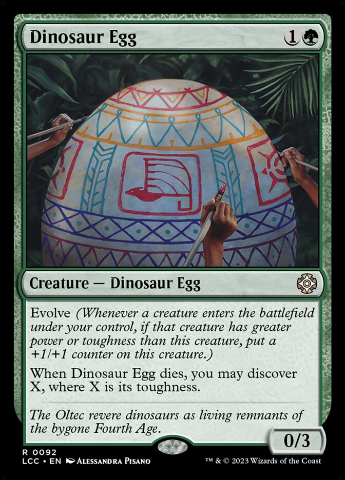 Ovo de Dinossauro / Dinosaur Egg - Magic: The Gathering - MoxLand
