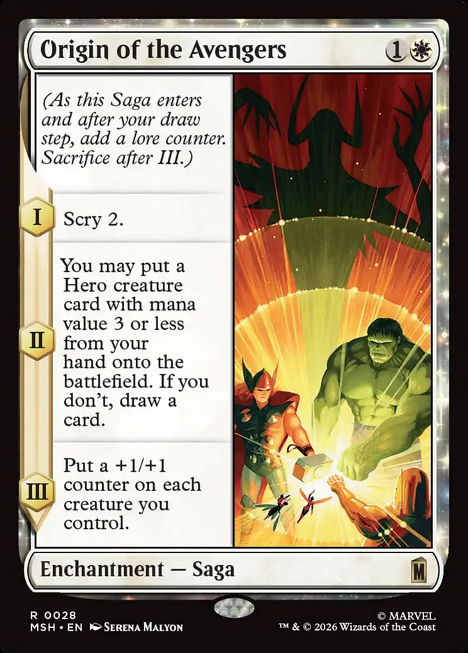 Origin of the Avengers - Magic: The Gathering - MoxLand