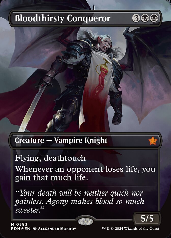 Conquistador Sanguinário / Bloodthirsty Conqueror - Magic: The Gathering - MoxLand