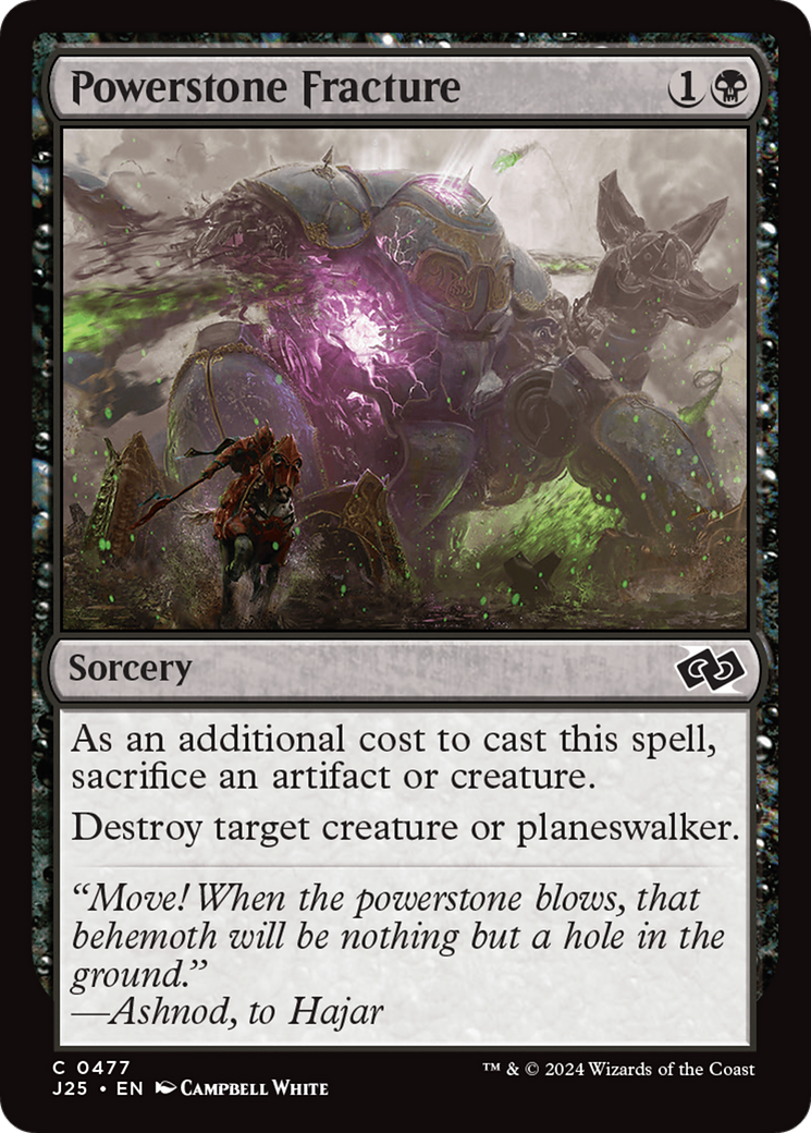 Fratura na Pedra de Energia / Powerstone Fracture - Magic: The Gathering - MoxLand