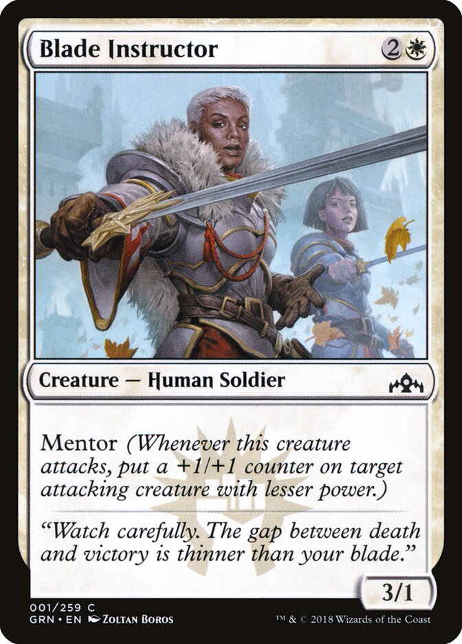 Instrutora de Lâminas / Blade Instructor - Magic: The Gathering - MoxLand