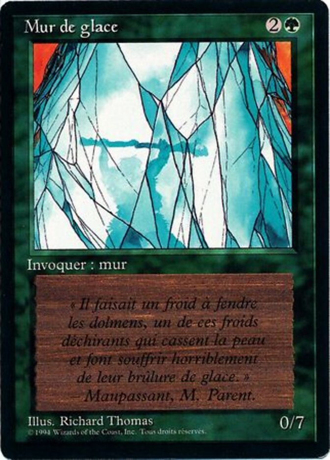 Barreira de Gelo / Wall of Ice - Magic: The Gathering - MoxLand
