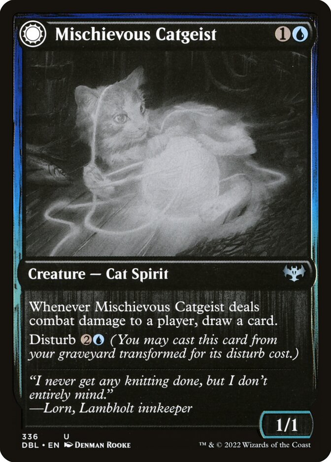 Feligeist Bagunceiro / Mischievous Catgeist - Magic: The Gathering - MoxLand