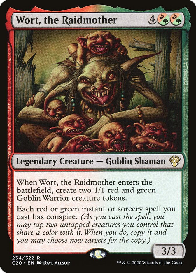 Mosto, a Mãe-de-Ataque / Wort, the Raidmother - Magic: The Gathering - MoxLand