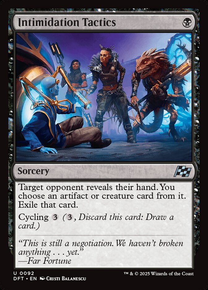 Estratégias de Intimidação / Intimidation Tactics - Magic: The Gathering - MoxLand