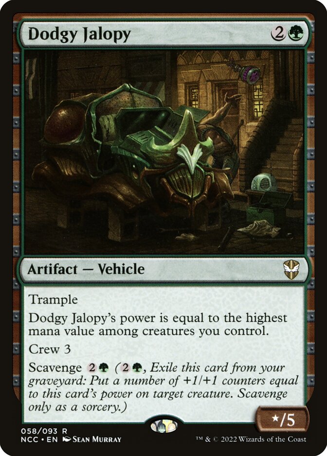 Calhambeque Duvidoso / Dodgy Jalopy - Magic: The Gathering - MoxLand