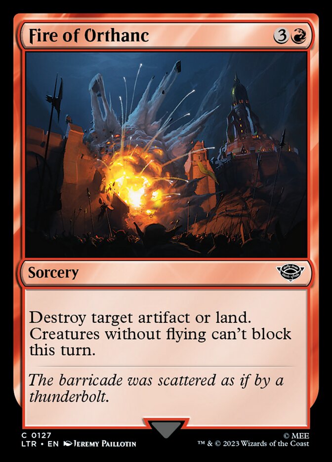 Fogo de Orthanc / Fire of Orthanc - Magic: The Gathering - MoxLand