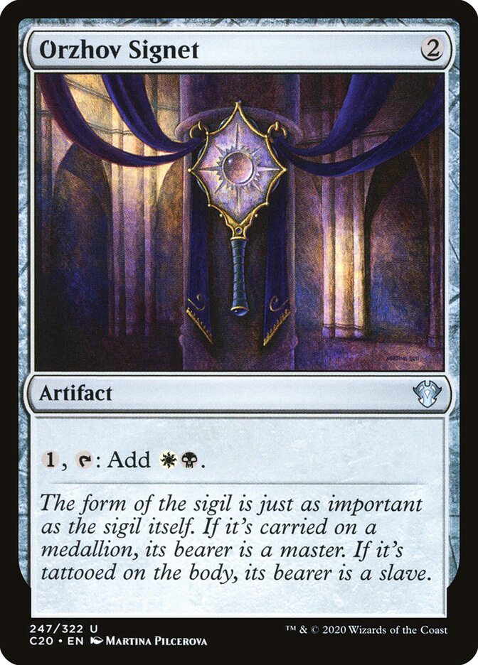 Sinete Orzhov / Orzhov Signet - Magic: The Gathering - MoxLand