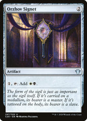 Sinete Orzhov / Orzhov Signet - Magic: The Gathering - MoxLand