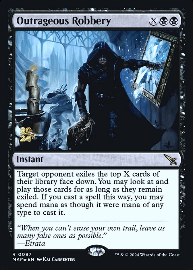 Roubo Ultrajante / Outrageous Robbery - Magic: The Gathering - MoxLand