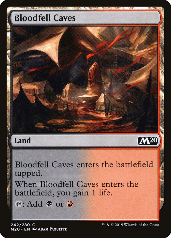 Cavernas Sanguinárias / Bloodfell Caves - Magic: The Gathering - MoxLand