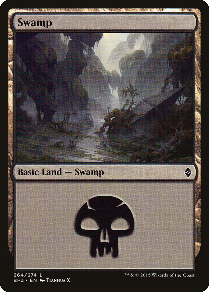 Pântano / Swamp - Magic: The Gathering - MoxLand