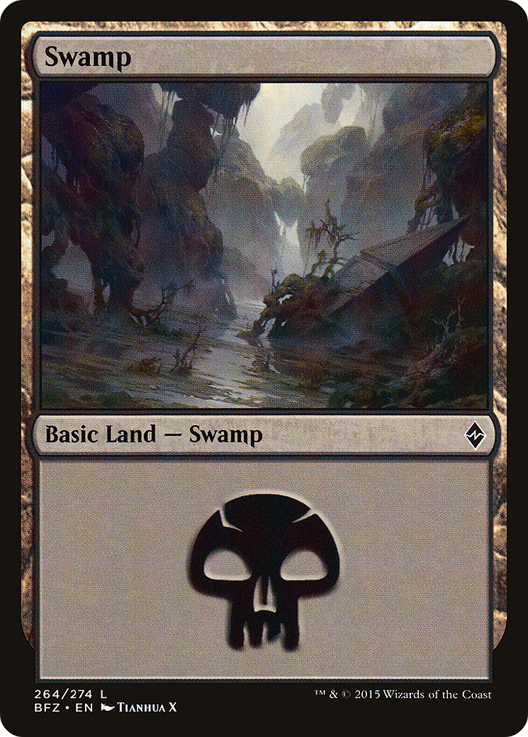 Pântano / Swamp - Magic: The Gathering - MoxLand
