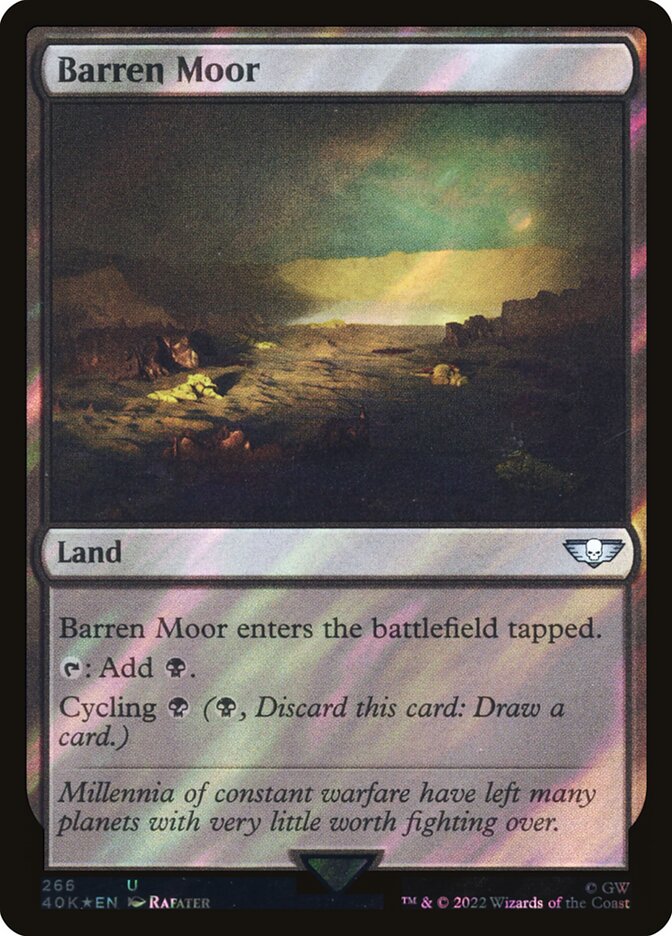 Charneca Estéril / Barren Moor - Magic: The Gathering - MoxLand