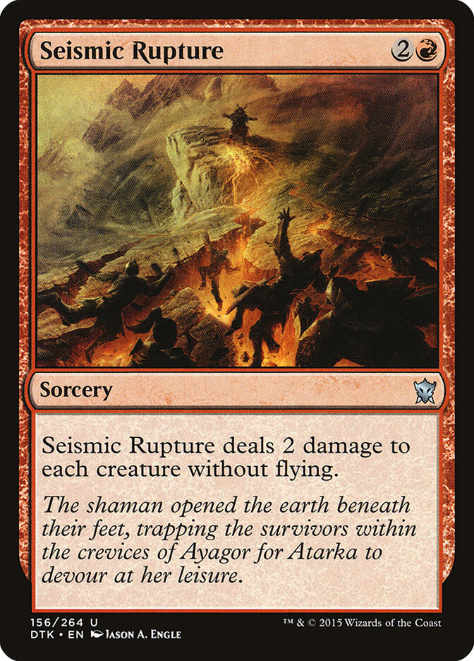 Ruptura Sísmica / Seismic Rupture - Magic: The Gathering - MoxLand