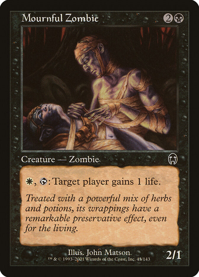 Zumbi Lúgubre / Mournful Zombie - Magic: The Gathering - MoxLand