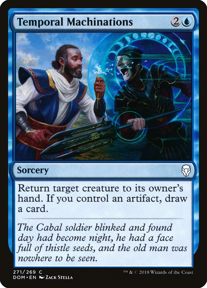 Maquinações Temporais / Temporal Machinations - Magic: The Gathering - MoxLand
