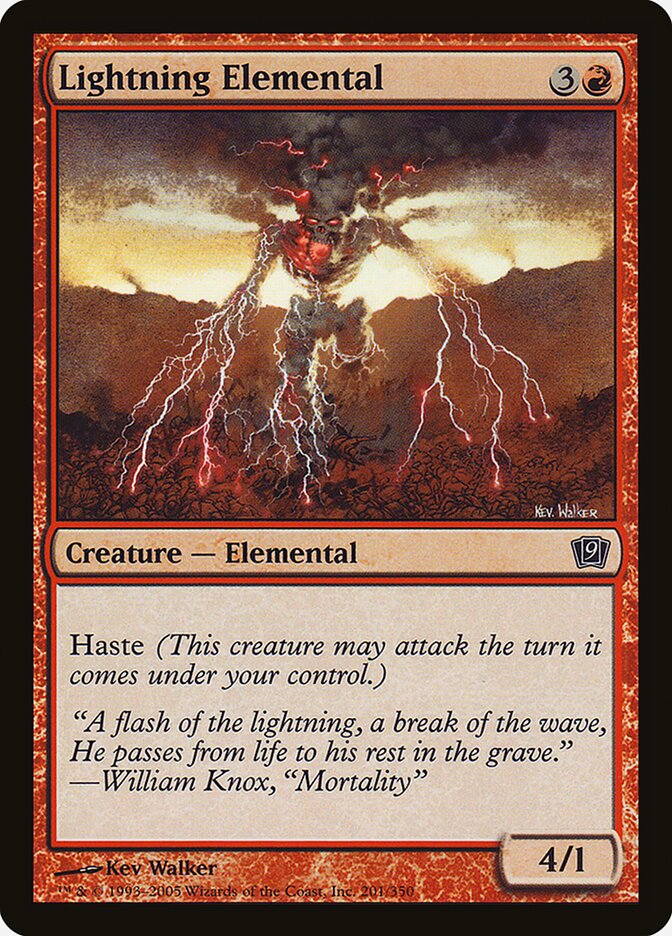 Elemental do Relâmpago / Lightning Elemental - Magic: The Gathering - MoxLand