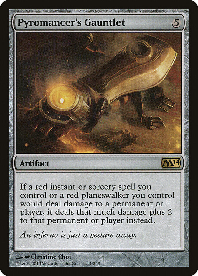 Manoplas da Piromante / Pyromancer's Gauntlet - Magic: The Gathering - MoxLand