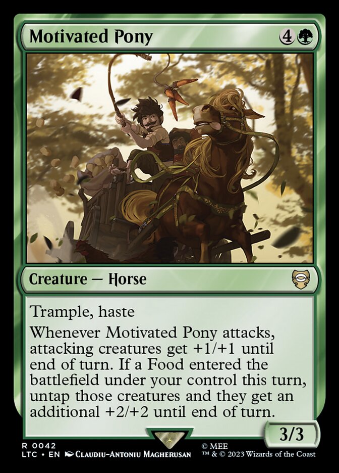 Pônei Motivado / Motivated Pony - Magic: The Gathering - MoxLand